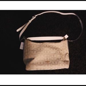 Khaki coach purse